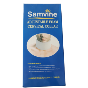 Samvine Adjustable Foam Cervical Collar
