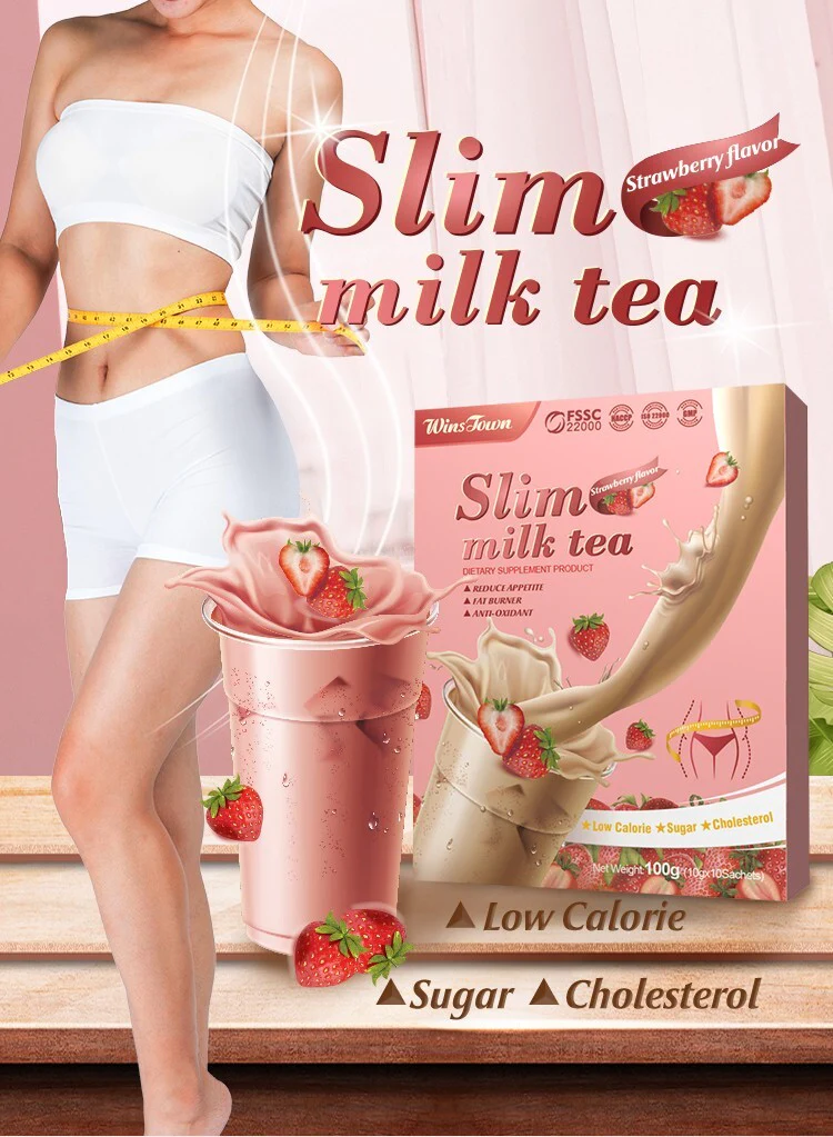 Wins town slim milk tea